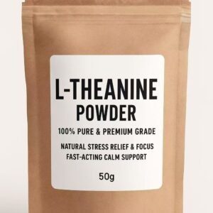 L-Theanine Powder – 100% Pure & Premium Grade – Natural Stress Relief & Focus –