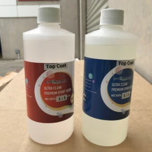 Epoxy Resin TOP COAT SUPER CLEAR HIGH GLOSS 1:1 ratio Eparency Australia made