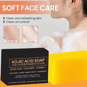 SOAP x2 Brightening Turmeric Kojic Acid Collagen Vitamin C DARK SPOTS CORRECT
