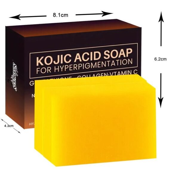 SOAP x2 Brightening Turmeric Kojic Acid Collagen Vitamin C DARK SPOTS CORRECT - Image 3
