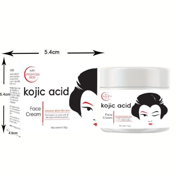 Kojie Face Lightening Cream 50g Skin Whitening Brightening Kojic Acid Dark Spots - Image 5