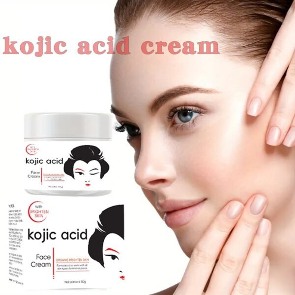 Kojie Face Lightening Cream 50g Skin Whitening Brightening Kojic Acid Dark Spots - Image 6
